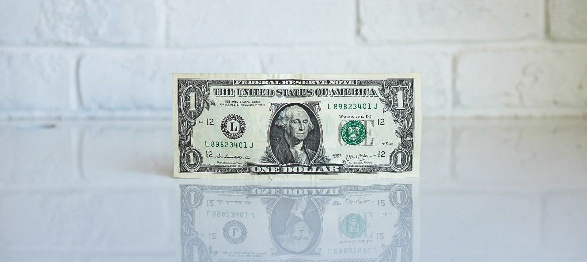 one dollar bill